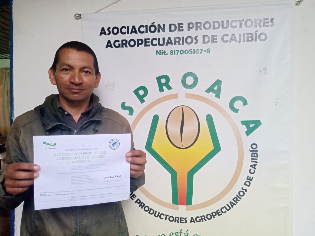 Caficultores del Cauca logran certificación Rainforest Alliance
