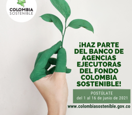 Fondo Colombia Sostenible realizará capacitación en el marco de la convocatoria para conformar su Banco de Agencias Ejecutoras