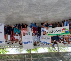 Pequeños productores recibieron insumos y kits para división de potreros en Cartagena del Chairá